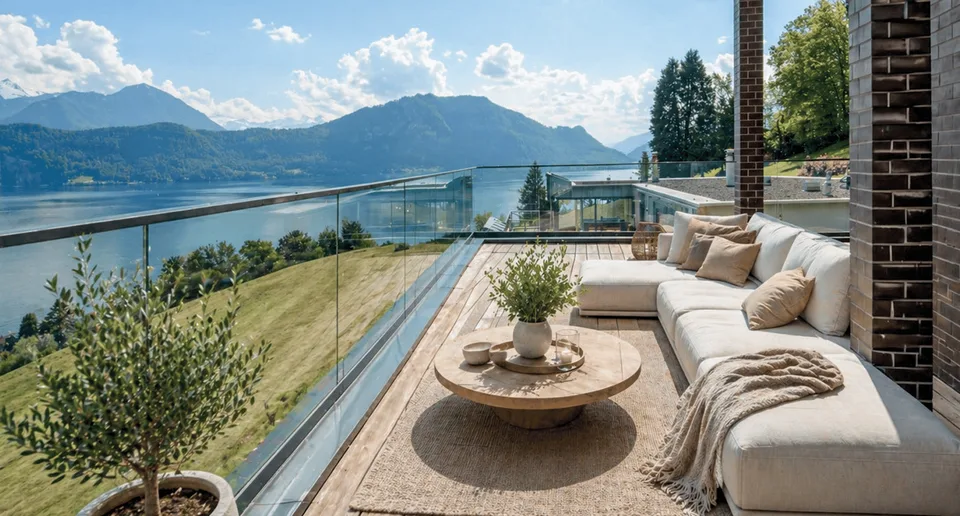 Exklusive Villa zur Miete in Weggis mit atemberaubendem Seeblick