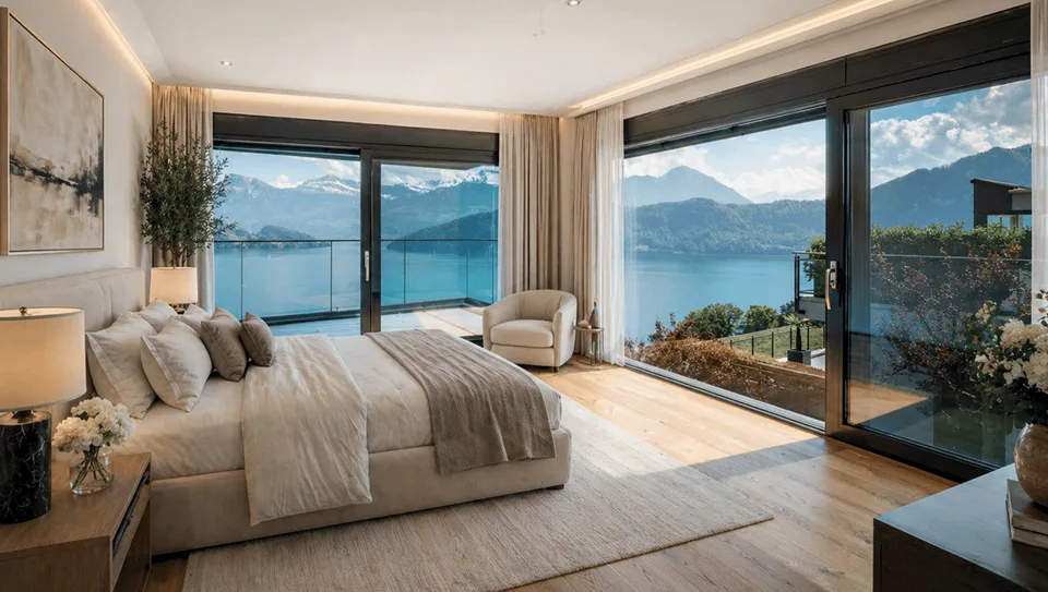 Exclusive Villa for Rent in Weggis with Breathtaking Lake View