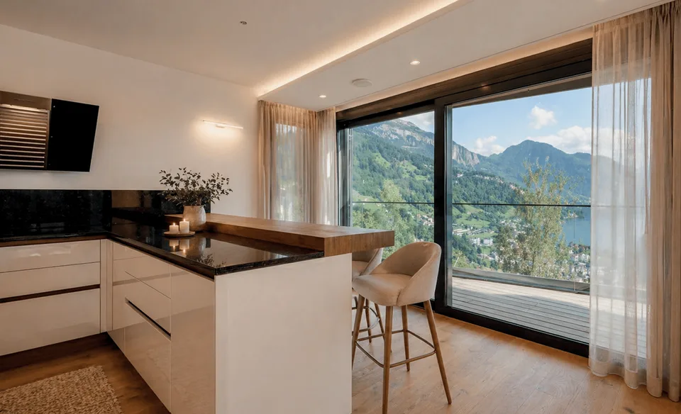 Exclusive Villa for Rent in Weggis with Breathtaking Lake View