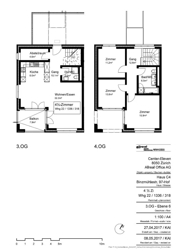 Suchen Sie eine Maisonettewohnung im Herzen von Oerlikon?