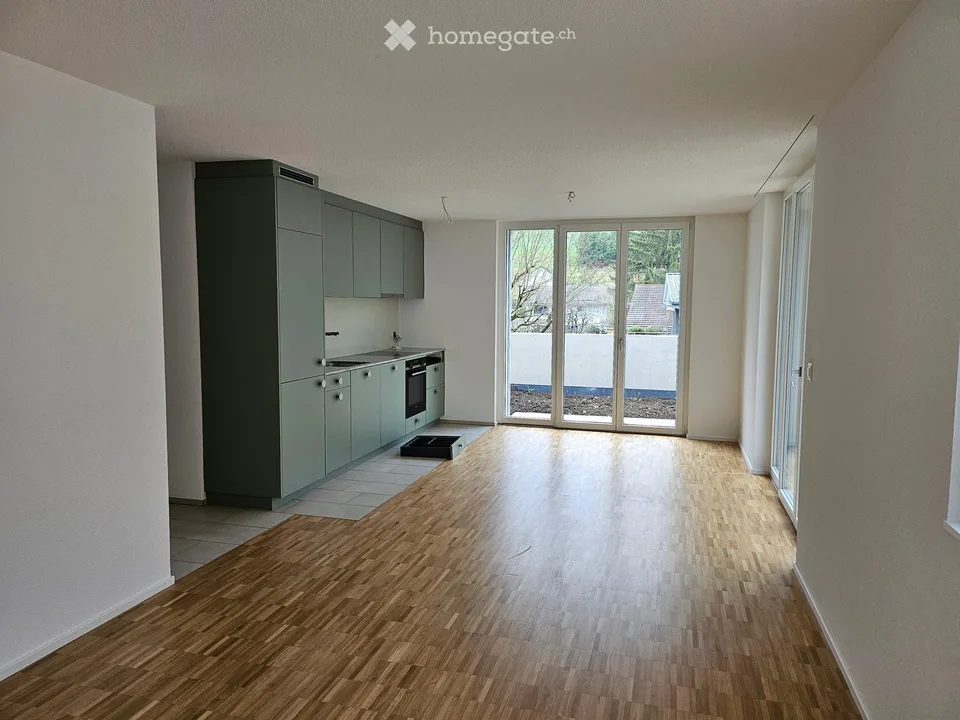 Wölflinswil: appartement 3 pièces et demi au rez-de-chaussée