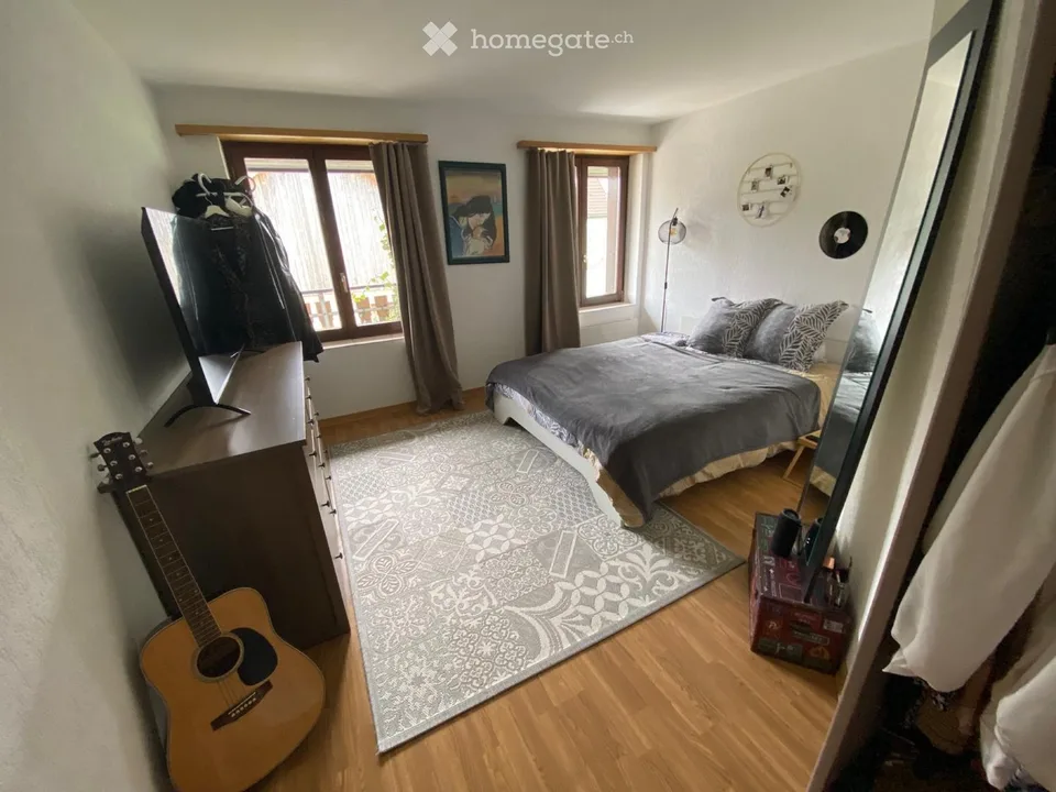Charmanter 2,5-Zimmer-Wohnung mit Balkon in Fontenais