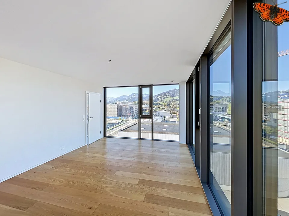 Prächtige 4.5-Zimmer-Wohnung mit viel Licht und Blick auf die Préalpes