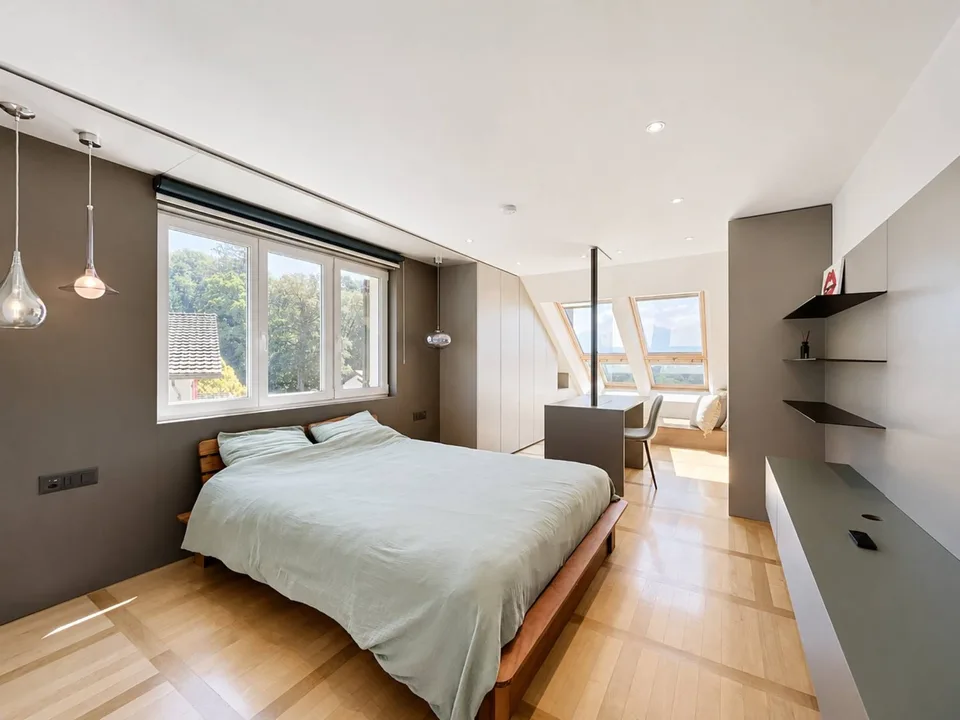 Villa indipendente di 6,5 locali con panorama sul Lago di Ginevra e le Alpi
