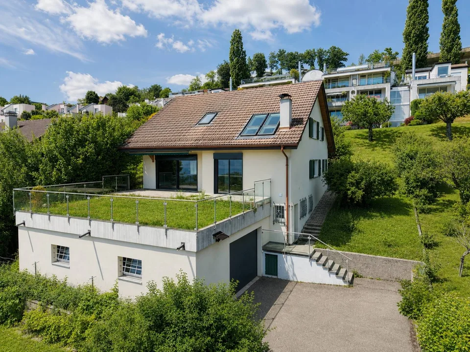 Villa individuelle de 6,5 pièces avec panorama sur le Léman et les Alpes
