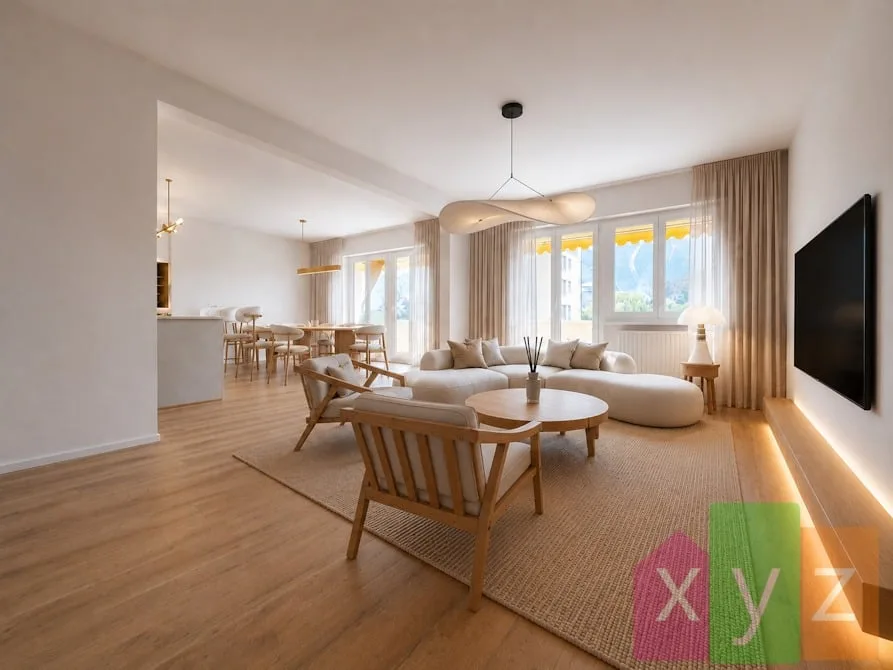 Begehrtes Viertel der Fusion - Renoviert - Große Familienwohnung in Martigny
