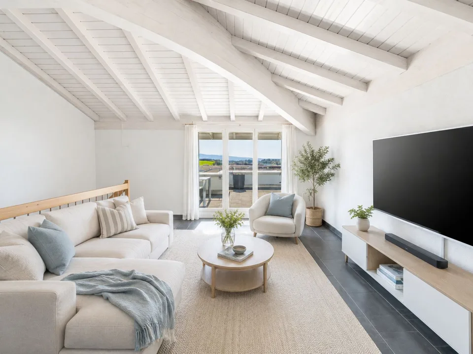 Modern living above the roofs of Hinwil