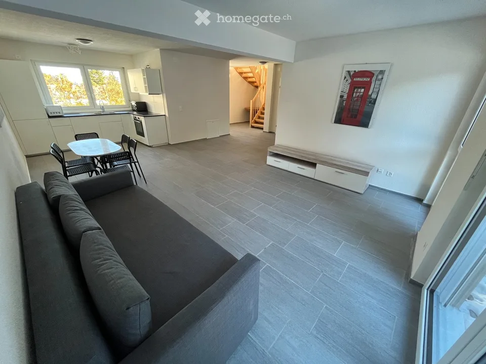 Spacious 5.5-room apartment in Saint-Cergue, bright and modern