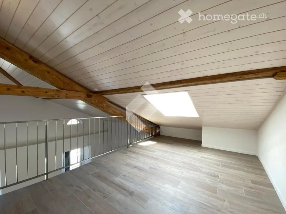 Duplex attic 4.5 rooms, 148 m² - exposed beams, panoramic view — Vionnaz (VS)