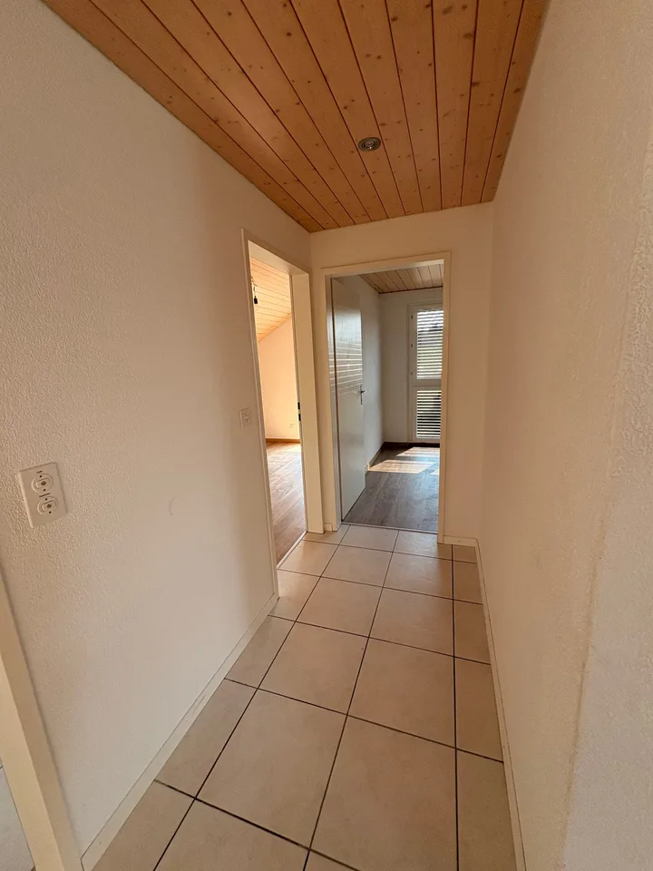 Wunderschöne preisgünstige Dachwohnung mit Cheminée, ruhig und doch zentral