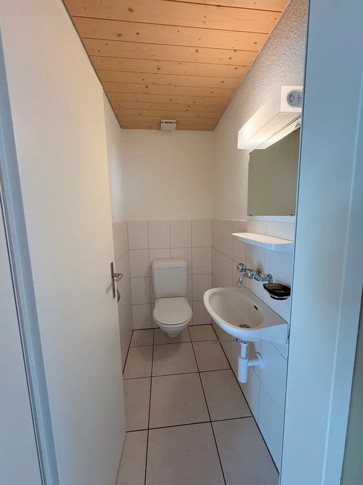 Wunderschöne preisgünstige Dachwohnung mit Cheminée, ruhig und doch zentral