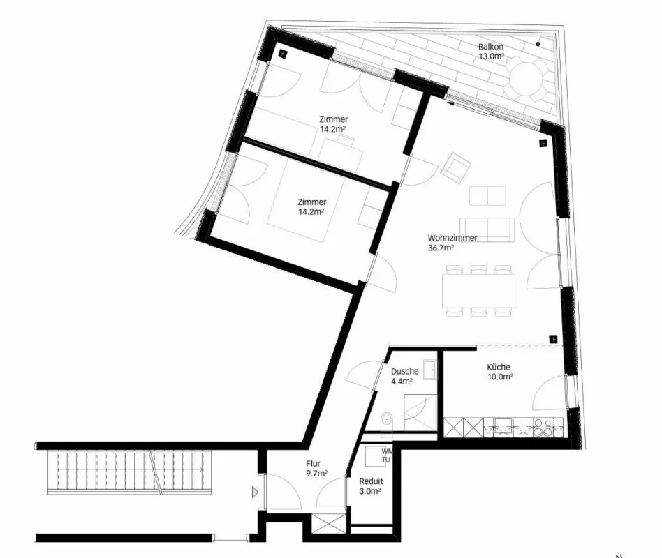 Architettura esclusiva, comfort di vita stiloso - Appartamento 3,5 locali