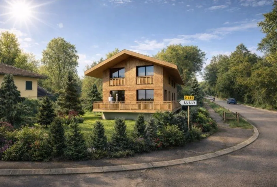 Terrain constructible avec permis accordé