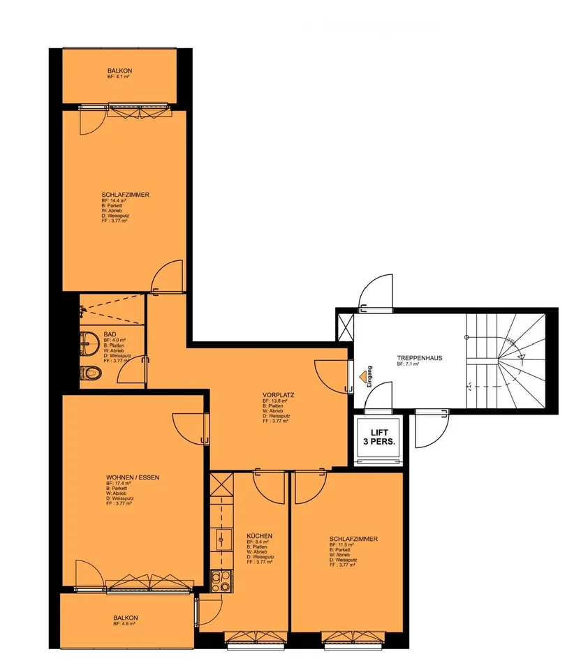Appartement de rêve 3½-pièces avec confort de vie moderne