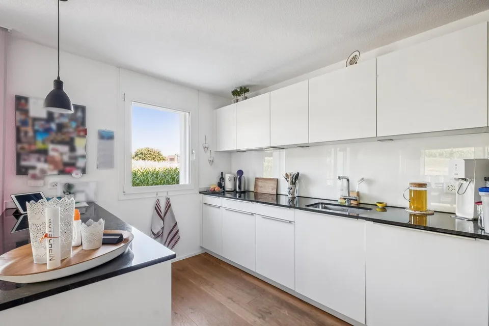Modern, perfectly thought-out 3.5-room apartment centrally and naturally located in Safenwil