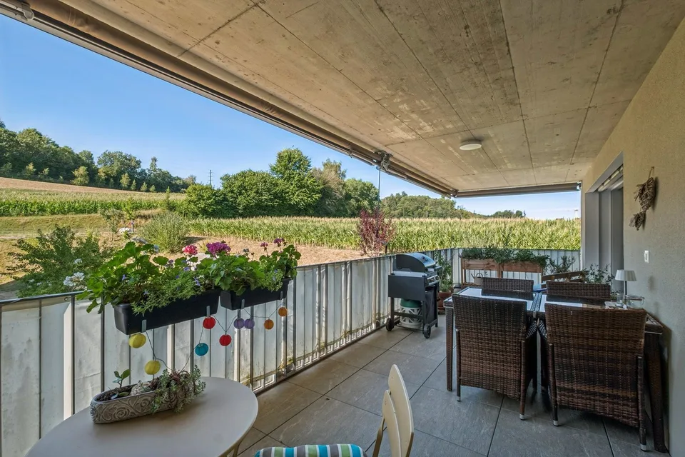 Modern, perfectly thought-out 3.5-room apartment centrally and naturally located in Safenwil