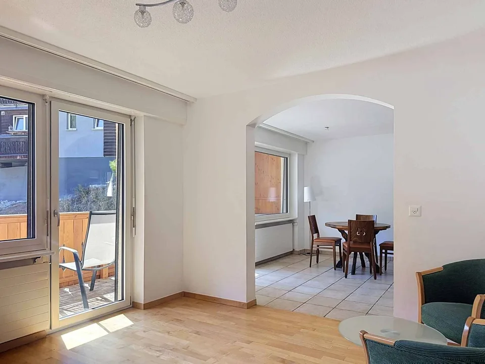 Appartement mit 3,5 Zimmern als Zweitwohnsitz mit Blick auf das Matterhorn