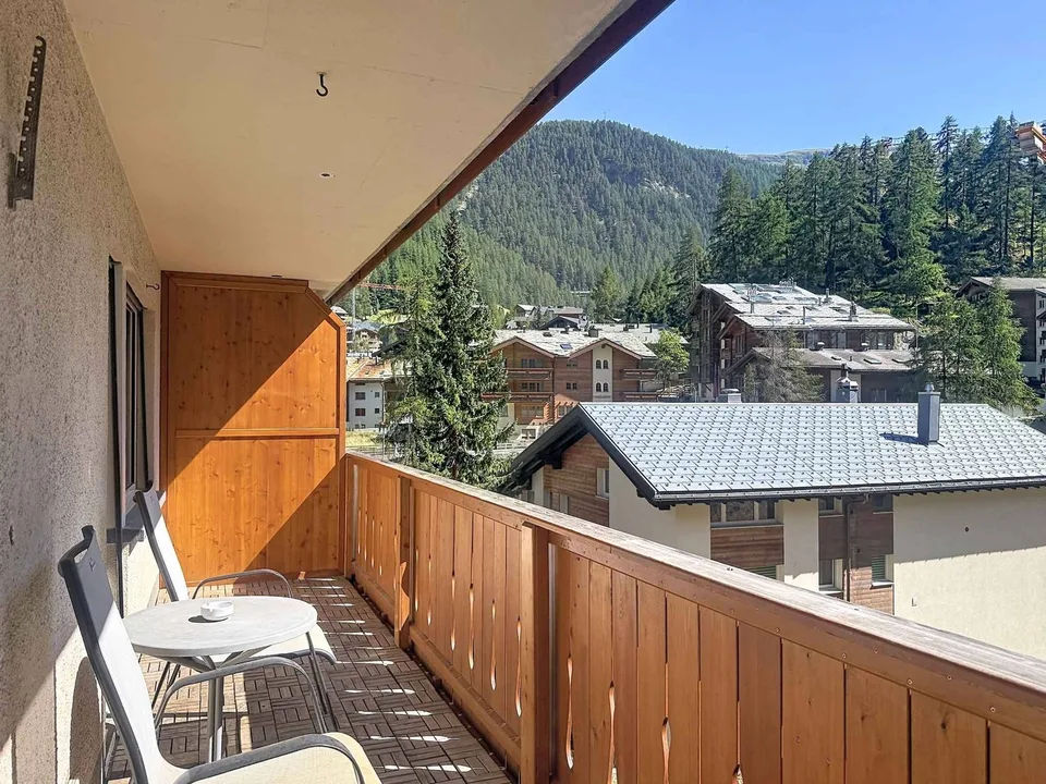 Appartement mit 3,5 Zimmern als Zweitwohnsitz mit Blick auf das Matterhorn