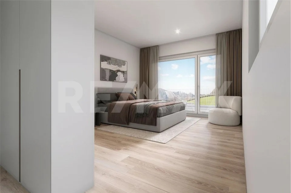 High-quality single-family homes: with a view of the green, terrace, and sustainable construction (House 8b)