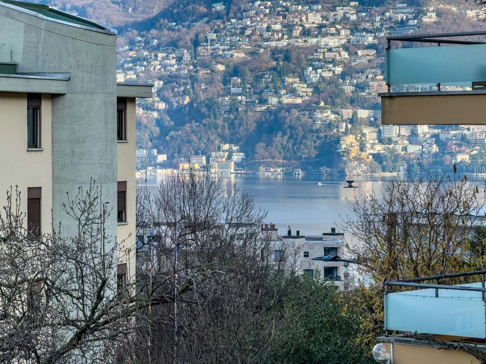 Appartamento 4.5 locali con scorcio sul lago a Paradiso