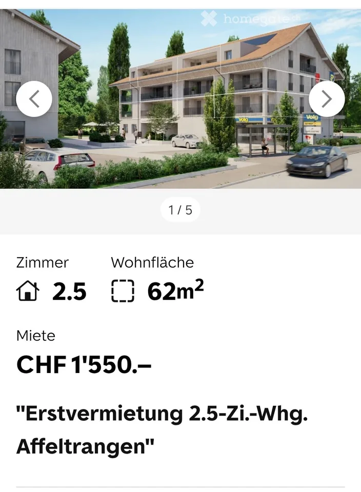 Erstvermietung 2.5 Zi.-Whg. / o1.12.2o26