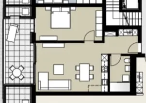 Premier loyer de l'appartement 2.5 pièces / 01.12.2026