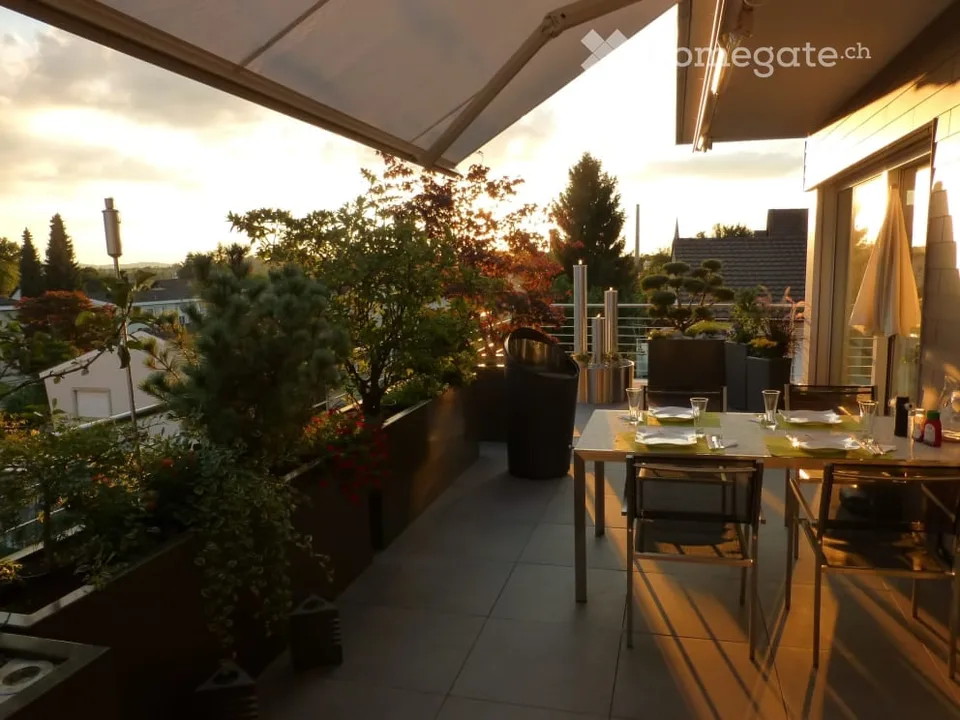 Beautiful attic apartment in prime location by the lake in Pfäffikon