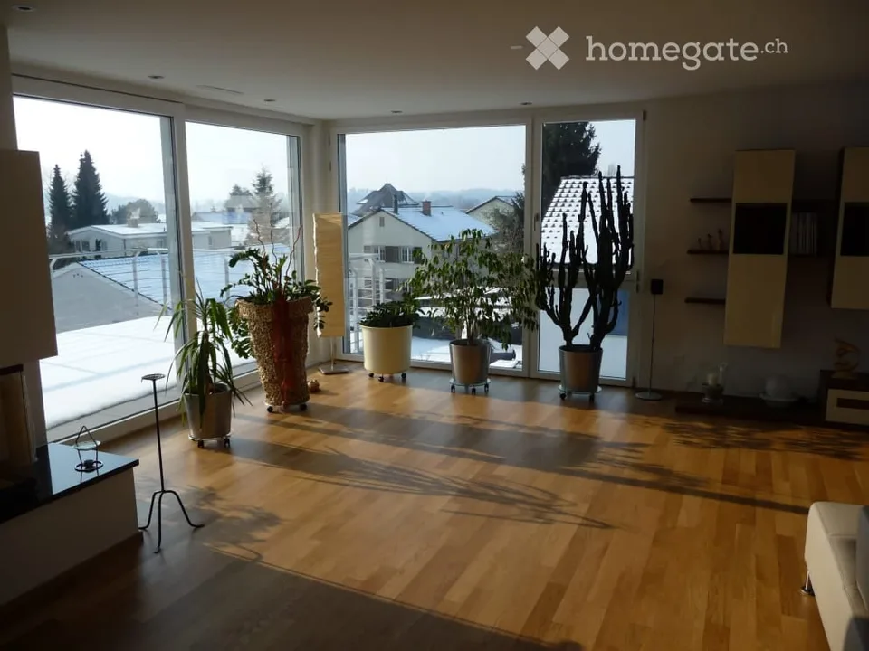 Beautiful attic apartment in prime location by the lake in Pfäffikon