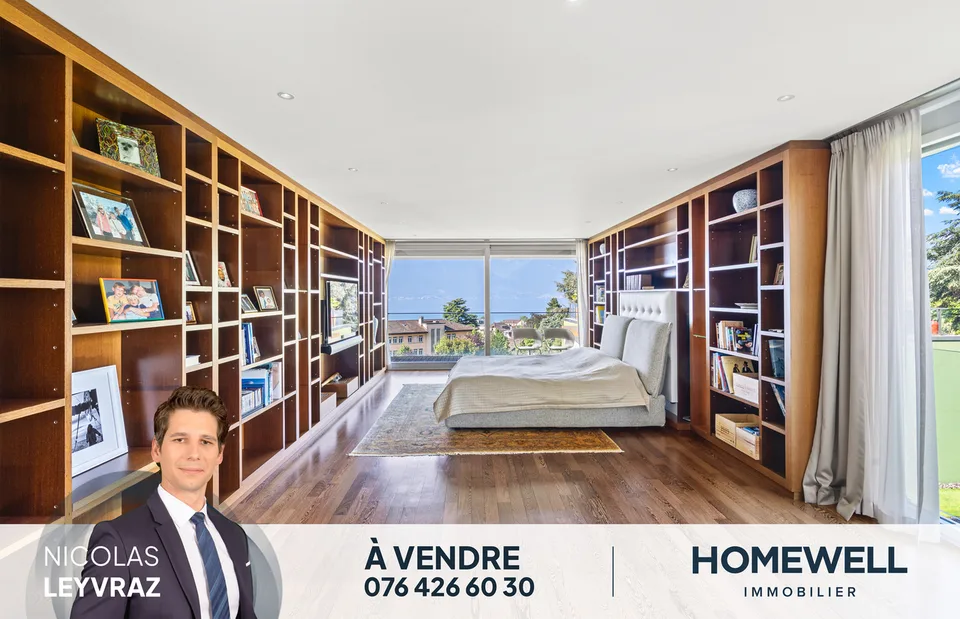 Appartement de prestige à Montreux, vue lac 360