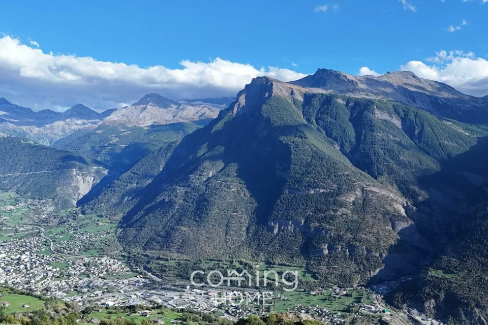 Terrain à bâtir à Salwald, Mund - Vue panoramique sur le Glishorn et la vallée du Rhône, possibilité de résidence principale