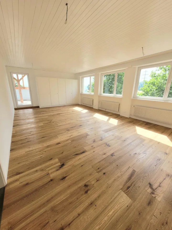 Grosse und helle 4.5-Zimmerwohnung mit Dachterrasse