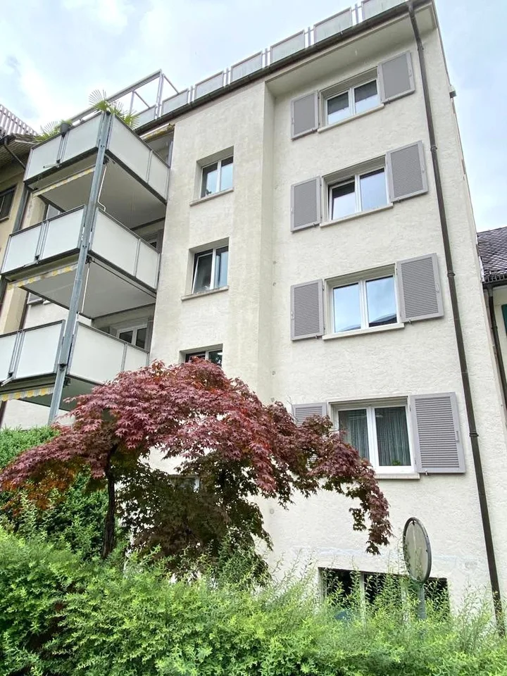 Luxeriöse sanierte 4,5 Zimmer Altbau Wohnung mit Balkon im Zentrum von Herisau