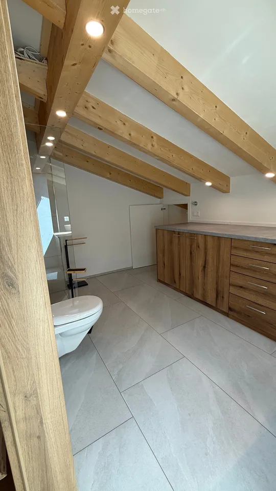 Erstbezug!         Charmante 3.5-Zimmer-Dachwohnung mit Galerie & Lift in Benken ZH