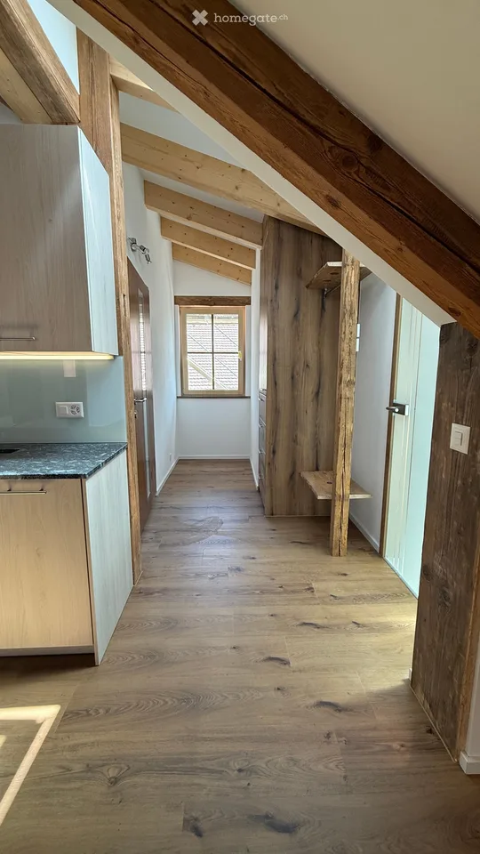 Erstbezug!         Charmante 3.5-Zimmer-Dachwohnung mit Galerie & Lift in Benken ZH