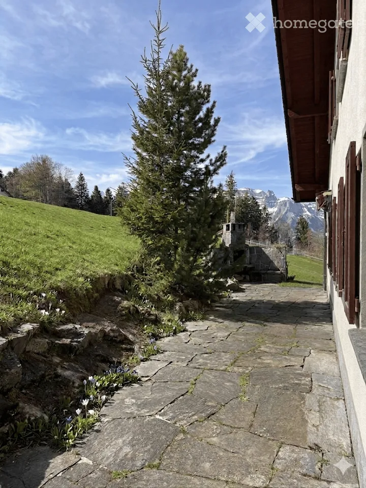 Casa unifamiliare di 2 famiglie con vista panoramica nelle montagne di Flumser