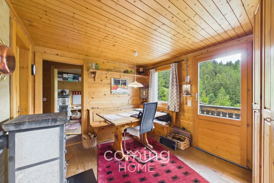 4-Zimmer-Chalet in St. Niklaus - Panoramaaussicht, Cheminée, Zweitwohnsitz möglich