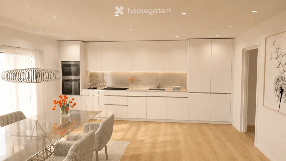 Neubau-Erstbezug: 2.5-Zimmer-Terrassenwohnung mit Weitblick
