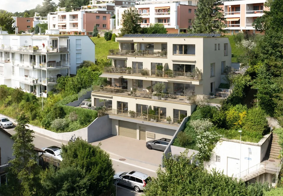 Neubau-Erstbezug: 2.5-Zimmer-Terrassenwohnung mit Weitblick