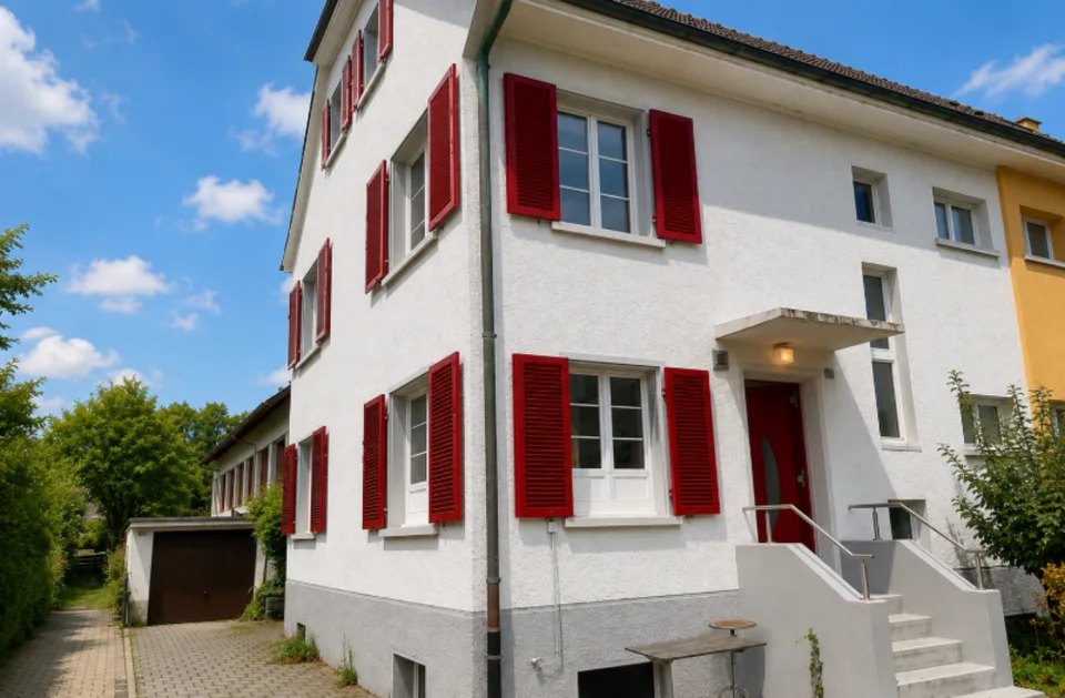 Charmantes 6-Zimmer-Einfamilienhaus mit Garten & Garagenbox in bester Lage von Muttenz