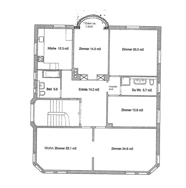 Bright & Spacious 5.5-Room Family Apartment | Zurich Klusplatz (District 7)