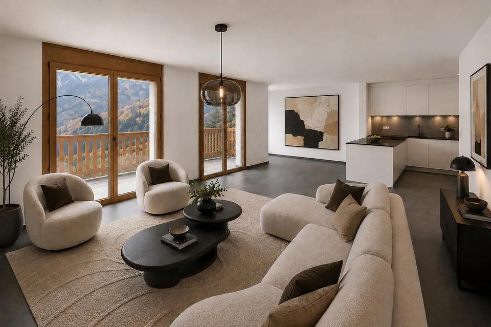 Magnificent apartment with terrace and panoramic view