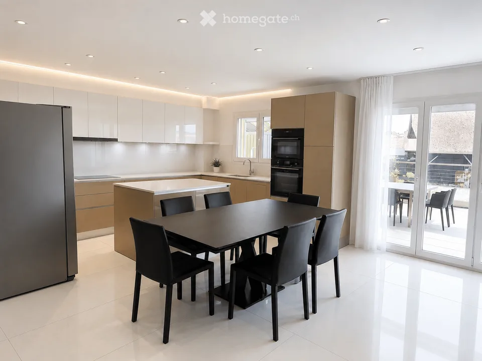 Magnifique 4,5 pièces avec terrasse et grand jardin privatif - garage et place de parc extérieure