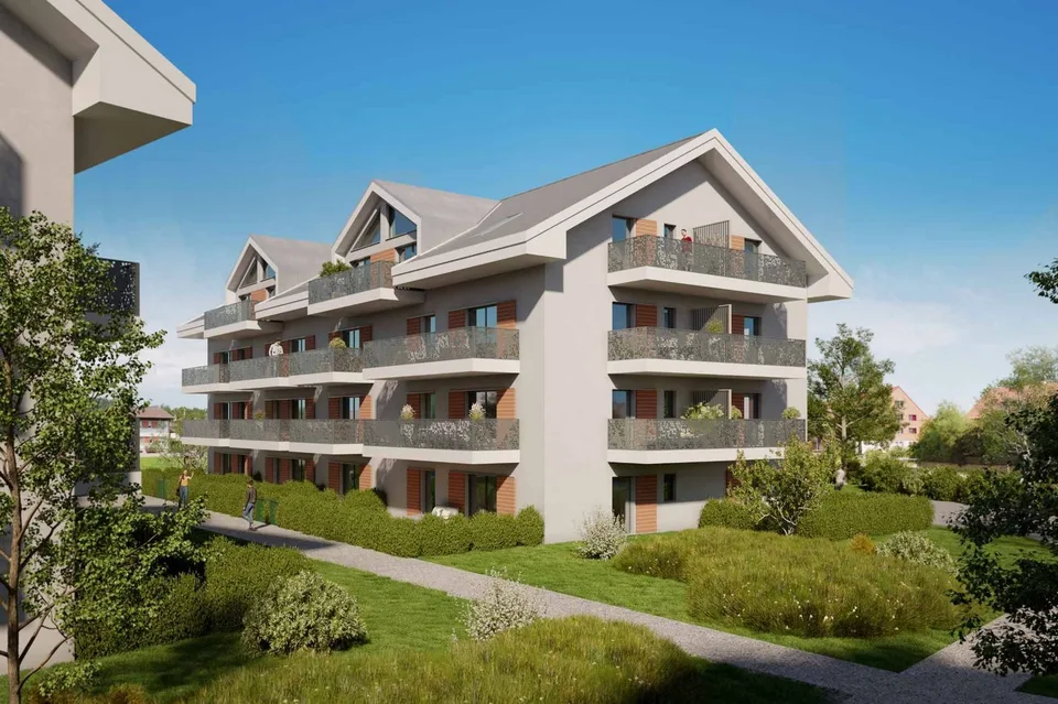 Mansarda di 3,5 locali con balcone
