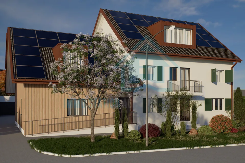 Progetto di ricostruzione a Kirchdorf AG - stiloso, sostenibile, vicino alla natura