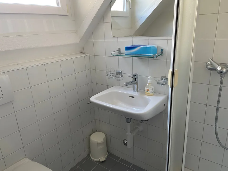Appartement mansardé de 2 pièces meublé - idéal pour les célibataires