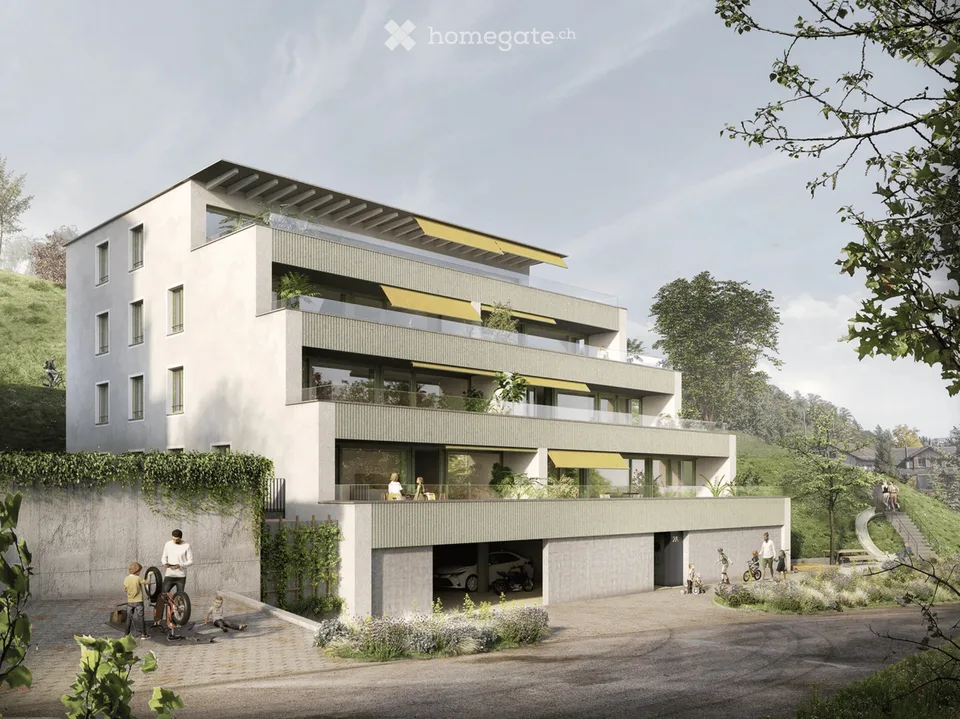 Modern 3.5-room terrace apartment in a new building – Bürgstrasse 2a, Neuhaus SG