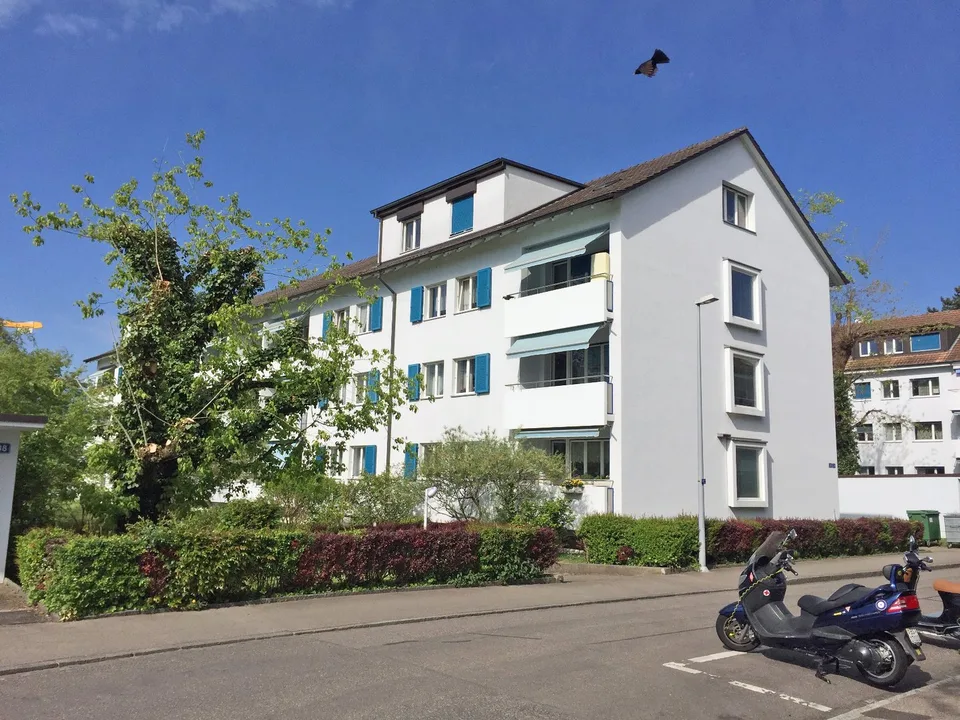 Idyllic, green residential area on the city border to Basel