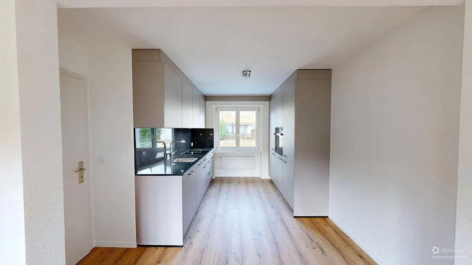 Freshly renovated - 4.5-room row house with garden and terrace
