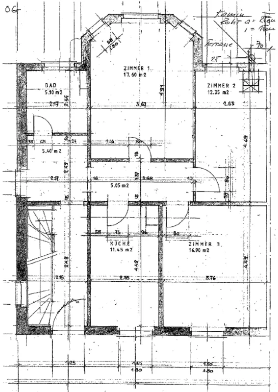 House with 6.5-room maisonette and rented 3-room apartment