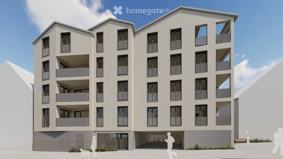 Provision gratuite | Appartement neuf énergie-efficient | vie attractive à 1 heure de la frontière suisse